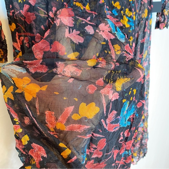 LIV by Habitat Clothes, sheer floral dress, size Small - Picture 6 of 10